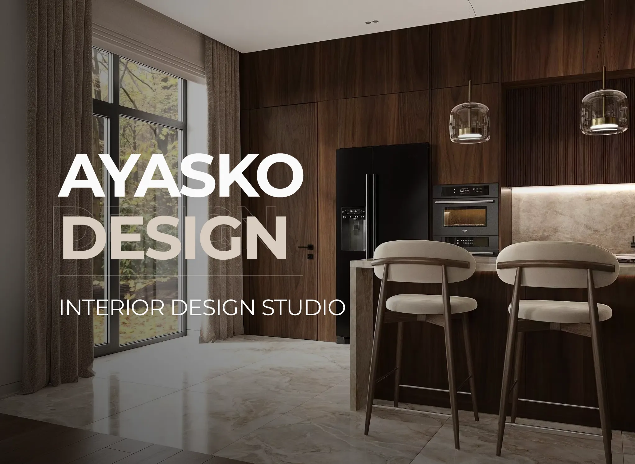 AYASKO - Interior Design Studio Website with a Custom CMS